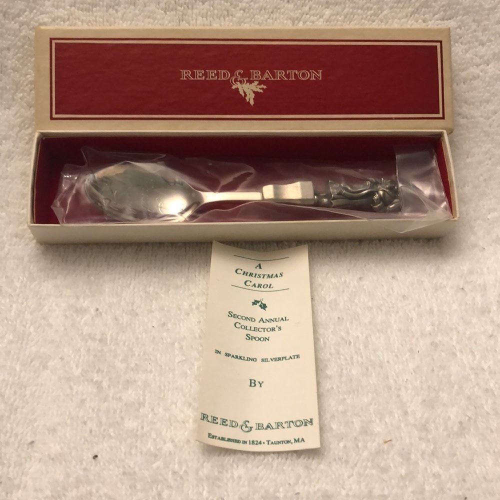 Reed Barton Christmas Carol Scrooge Spoon